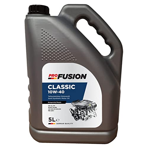 ProFusion Aceite para Motores Gasolina y Diésel - Lubricante para Coche 10w40 5L