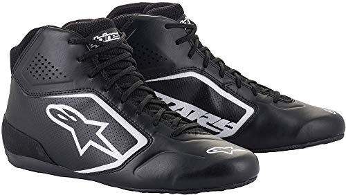 ALPINESTARS TECH-1 K START V2 SHOES - BLACK/WHITE - 10