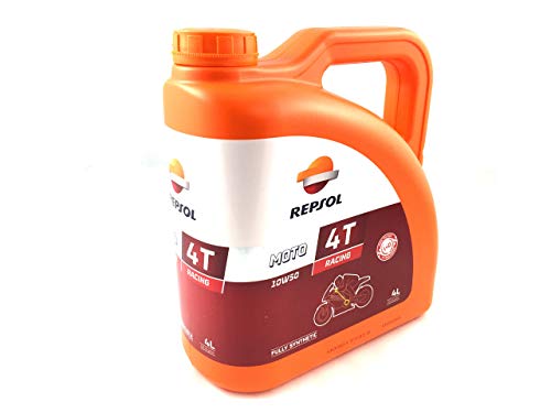 REPSOL Moto Racing 4T 10W-50 Aceite De Motor Para Moto, 4l