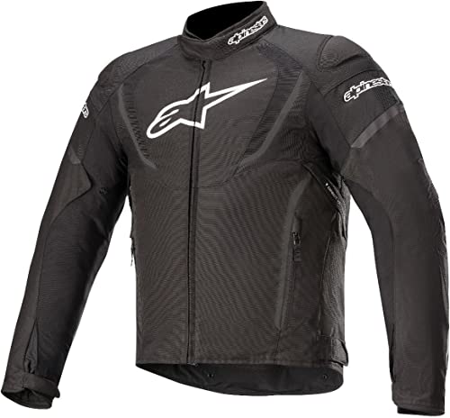 Alpinestars Chaqueta de Moto con Protectores Chaqueta de Moto T-Jaws V3 Waterproof Textiljacke Schwarz 4XL, Caballeros, Sportler, Todo el año, Negro Mate