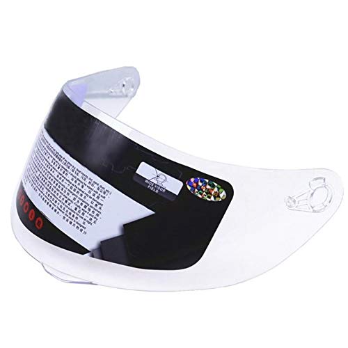 Ocamo Visera para casco integral, universal, antiarañazos, para AGV K3 SV K5, lente transparente