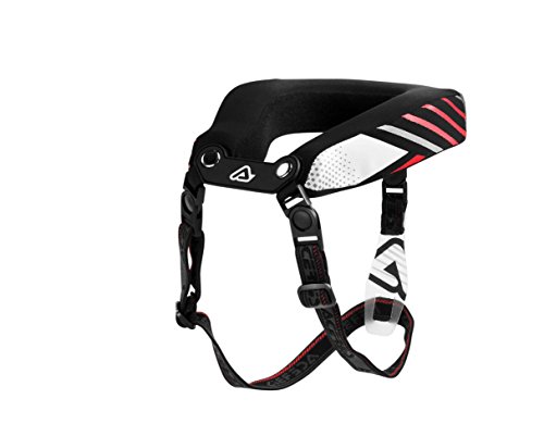 ACERBIS 0017194.323 Junior cuello de estabilización, Negro/Rojo