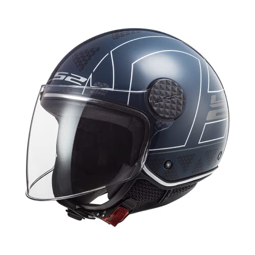 LS2, Casco jet moto Sphere lux linus cobalt, M