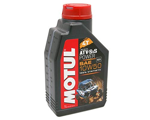 3 x 1 litro de Aceite de Motor MOTUL 4T 10W50 ATV-SxS Power 3 litros 4 Tiempos, Aceite de Aceite