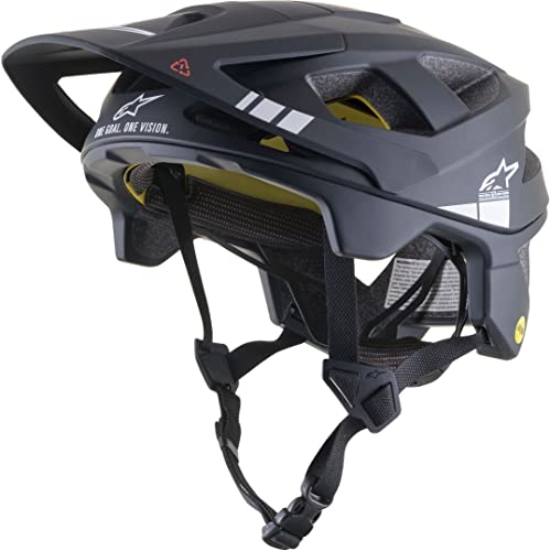 Alpinestar Casco s Vector Tech A1, Unisex, Negro Mate/Light Gr, L