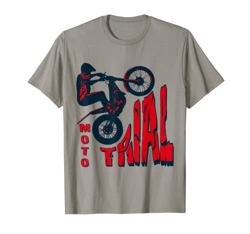 Hombre Moto motocross rider obstáculo moto trial Camiseta