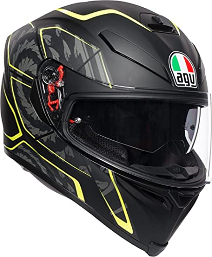 AGV K5 S Multi MPLK DARKSTORM Matt Black/Red XL MS Tornado Matt Black/Yellow Fluo