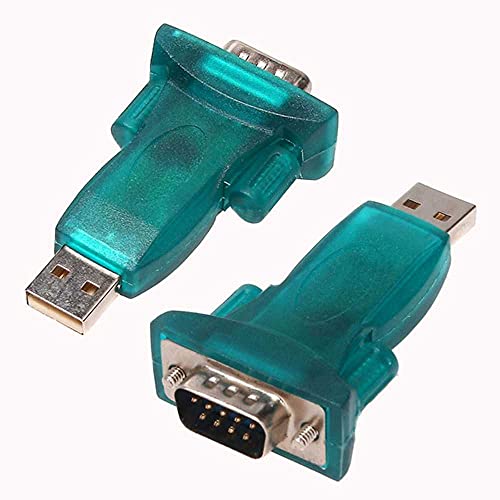 OcioDual Conversor Adaptador USB 2.0 a RS232 RS 232 DB9 Puerto Serie COM Serial DB9 Convertidor para Ordenador PC Windows 7 XP