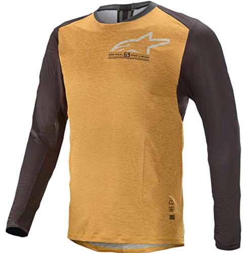 Alpinestars Alps 6.0 Long Sleeve Jersey Ropa, Mandarina/Negro, S Unisex