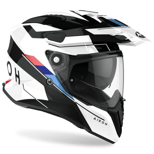 Airoh Helmet Commander Skill White Gloss