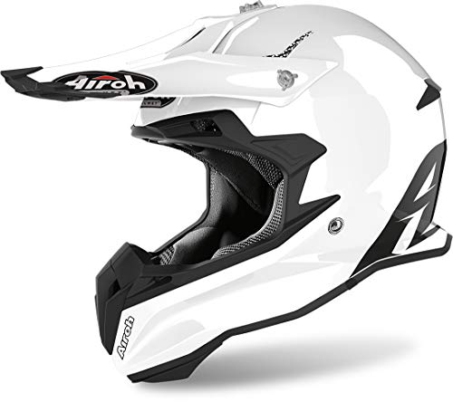 Airoh HELMET TERMINATOR OPEN VISION COLOR WHITE GLOSS M