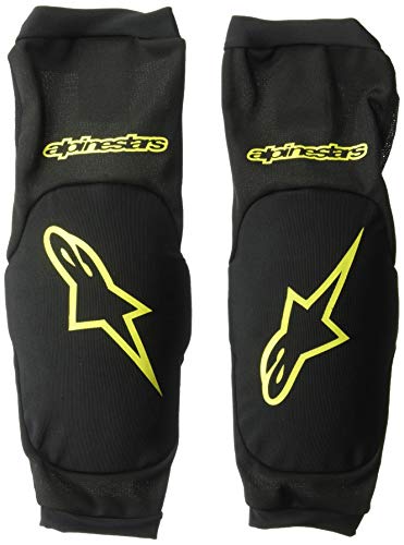 Alpinestars ALPINESTAR Paragon Plus - Protector de codo para hombre, color negro y amarillo ácido, talla S