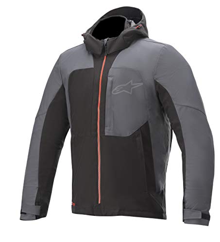 Alpinestars Chaqueta moto Stratos V2 Techshell Drystar Jacket Black Asphalt Red, BLACK/ASPHALT/RED, M