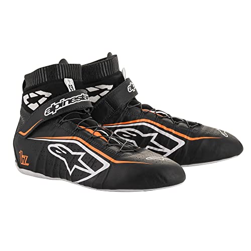 Alpinestars TECH-1 Z V2 SHOE US - BLK WHT SILVER - 9.5