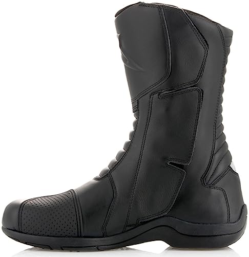 Alpinestars 1691540143, Botas de Motociclista Hombre, Negro, Blanco, Amarillo Fluorescente, 47 EU