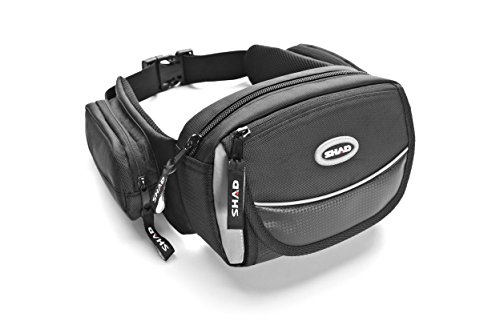 SHAD X0SBT5 SBT5 Waist Bag Bolsa Blanda para Motocicleta, Color Negro