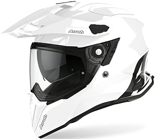 Airoh Commander Cascos, Adultos Unisex, Color White Gloss, L