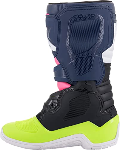 Alpinestars Kids Crosslaarzen Tech 3S Pink/Fluo Yellow-35.5 (EU)