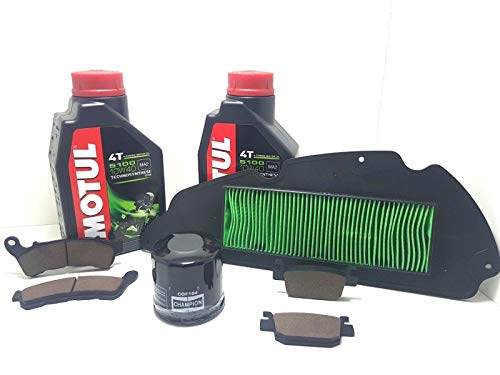 Kit de revisión SH 300 2007 2008 2009 2010 2011 2012 2013 2014 aceite Motul 5100 filtro aire aceite pastillas