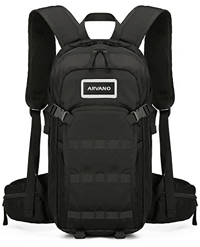 Arvano Mochila de Ciclismo Mtb, Mochila Bicicleta Montaña Mochila Bici para Hombre Mujer, Pequeño Mochila Deporte para Esqui, Senderismo, Trail Running, Moto enduro, Snowboard