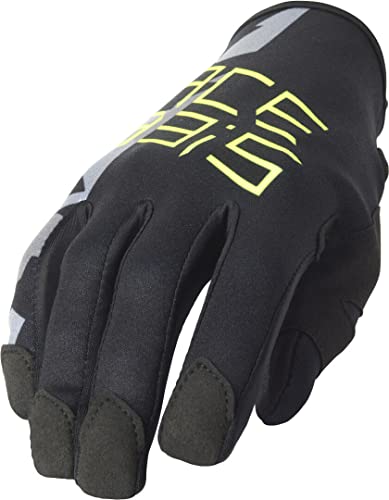 ACERBIS 0024282.318.069 CE Zero Degree 3.0 Guantes de Moto Negro/Amarillo 2XL, Unisex-Adult