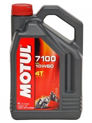 Motul 7100 4T Synthetic Ester Motor Oil - 10W60 - 4L. 102191 by Motul