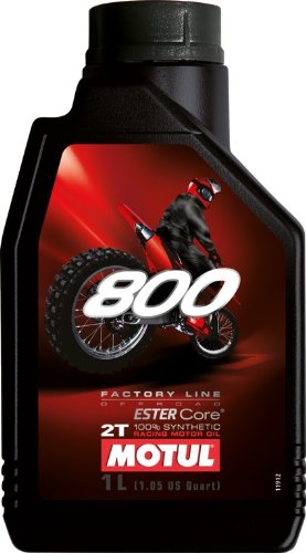 MOTUL 8 – Botella de aceite Motul 800 2T Factory Line Off Road 100% sintético 2 tiempos