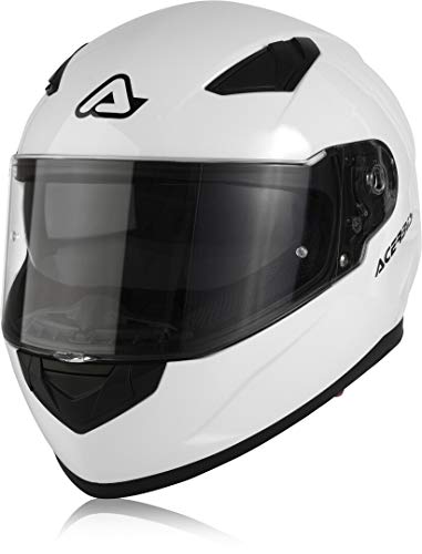 ACERBIS 0023960.030.068 Full Face X-Street-Casco Blanco XL (61/62), Unisex Adulto