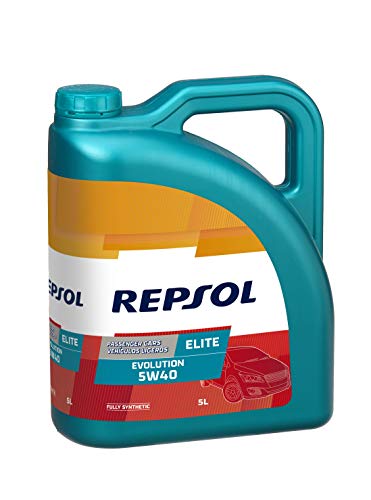 REPSOL Elite Evolution 5W-40 Aceite De Motor Para Coche, 5L