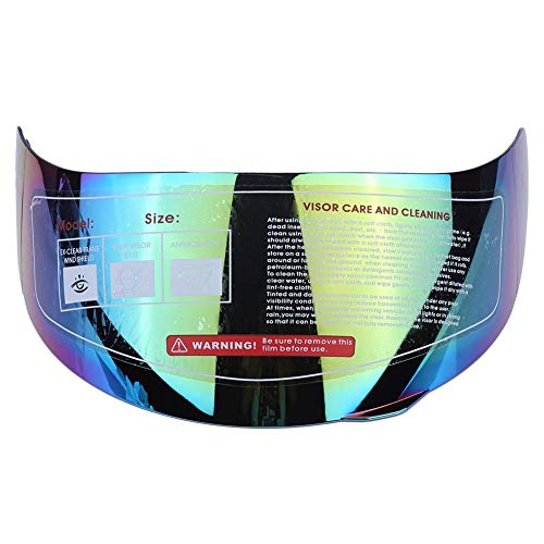 KIMISS Lente del visor del casco de la motocicleta Reemplazo del parabrisas para 316 902 AGV K5 K3SV(Coloreado)