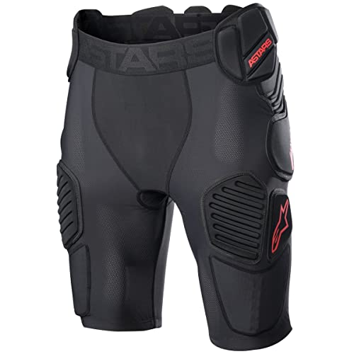 Alpinestars Bionic Pro Protector Shorts (Black/Red,M)