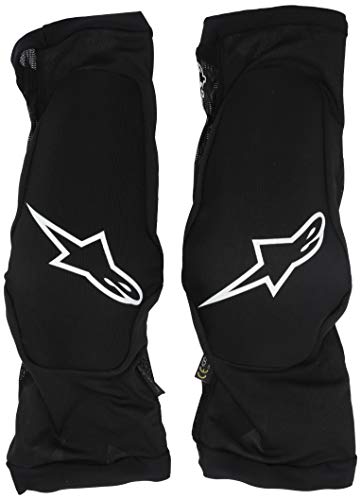 Alpinestars Protector de rodilla Paragon Plus para hombre, negro, blanco, S