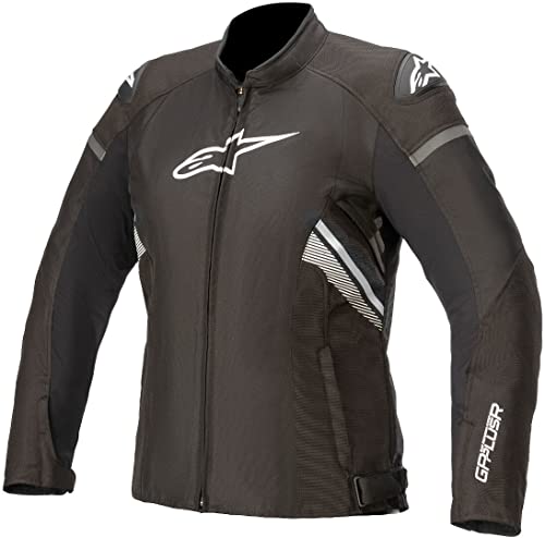 Alpinestars Stella T-GP Plus R V3-Chaqueta para Hombre, Color Negro y Blanco Ropa de Motocicleta, Extra-Large para Mujer