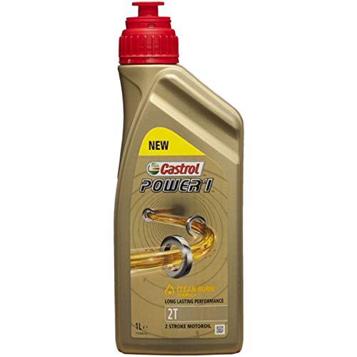 1 litro de aceite para motor de moto Castrol Power 1 Racing 2T 100 sintético EX TTS