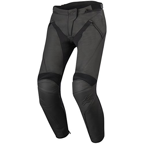 Alpinestars Pantalón moto Stella Jagg Leather Pants Black Black, Negro/Negro, Negro, 46