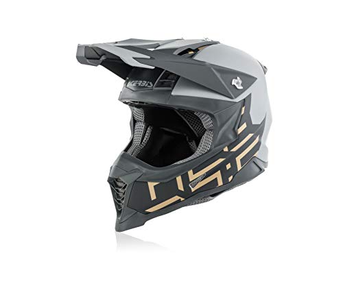 ACERBIS Casco Impact X-Racer VTR, gris/oro, S