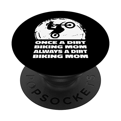 Dirt Bike Madre Motocross Motociclista Biker - Supermoto PopSockets PopGrip Intercambiable