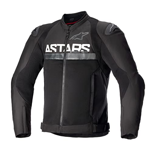 Alpinestars SMX Air Chaqueta Textil de Motocicleta Perforada (Black,S)