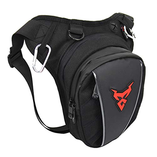 Bolsa de Cintura Oxford para Motocicleta para Hombres y Mujeres, Muslo, Cintura, Cadera, riñonera para teléfono Celular, Bolsa para teléfono móvil, Bolsa para Viajes al Aire Libre