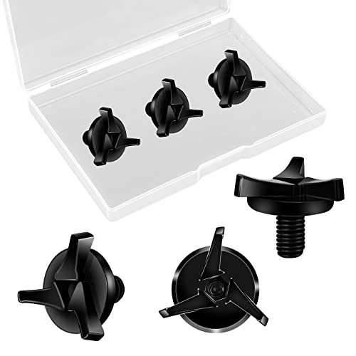 3 Piezas Tornillos para Casco de Moto, Tornillos para Visera de Casco de Moto Tornillos para Visera de Casco Accesorios para Casco de Motocicletas (Negro)