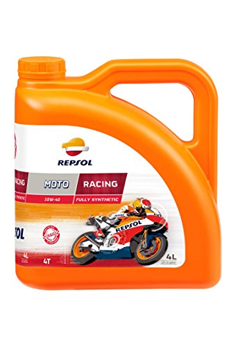 REPSOL Moto Racing 4T 5W-40 Aceite De Motor Para Moto, 4L