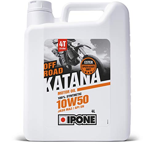 Ipone 800016 Aceite Motor Katana Off Road 4 Tiempos Performance 10 W50 Todo Terreno