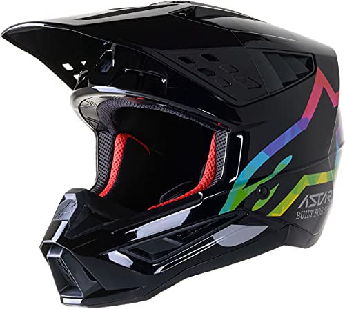 Helmet Alpinestars S-M5 Compass Black/Silver Hue Glossy L