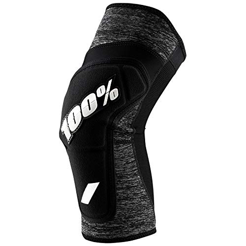 Ride100percent RIDECAMP Knee Guard Heather, Adultos Unisex, Grey and Black, L