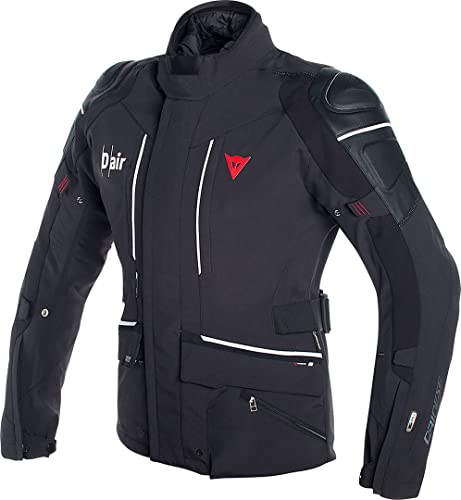 Dainese Cyclone D-Air Airbag Gore-Tex Chaqueta Textíl (Black/White,50)