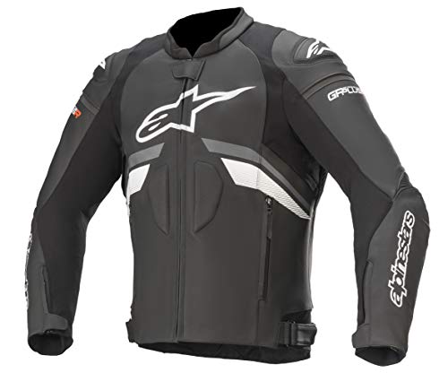 Alpinestars GP Plus R V3-Chaqueta de Piel para Moto Cuero de, Negro, Small-Large para Hombre