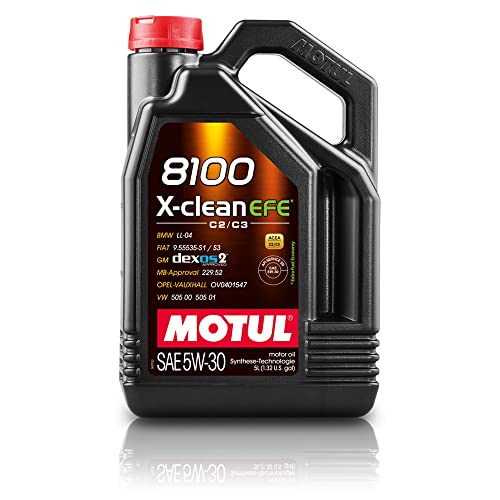 Motul 8100 X-CLEAN EFE 5W30 - Aceite de motor, 5 L