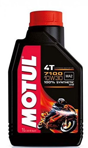 MOTUL 17 – Botella de aceite Motul 7100 4T 10W30 100% SINTENTICO para motores 4T