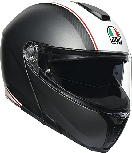 AGV Casco Sportmodular Multi XS Cover Matt Gunmetal/White