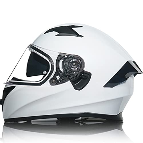 El Casco Integral Es Adecuado Para Motocicletas Con Certificación DOT/ECE, Motocicletas, Ciclomotores, Scooter, Casco Anticolisión Adecuado Para Hombres Y Mujeres Adultos. O,M55-56CM